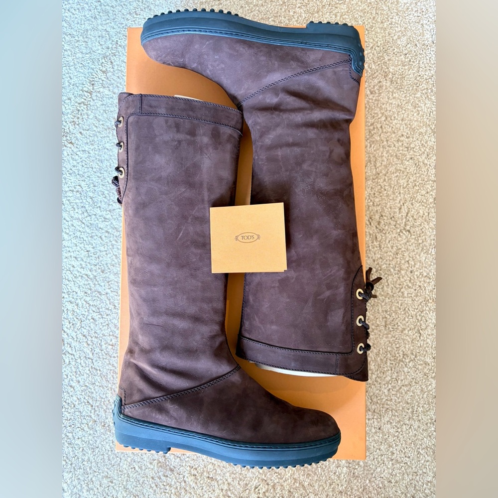 Tod's Black Sole Boots